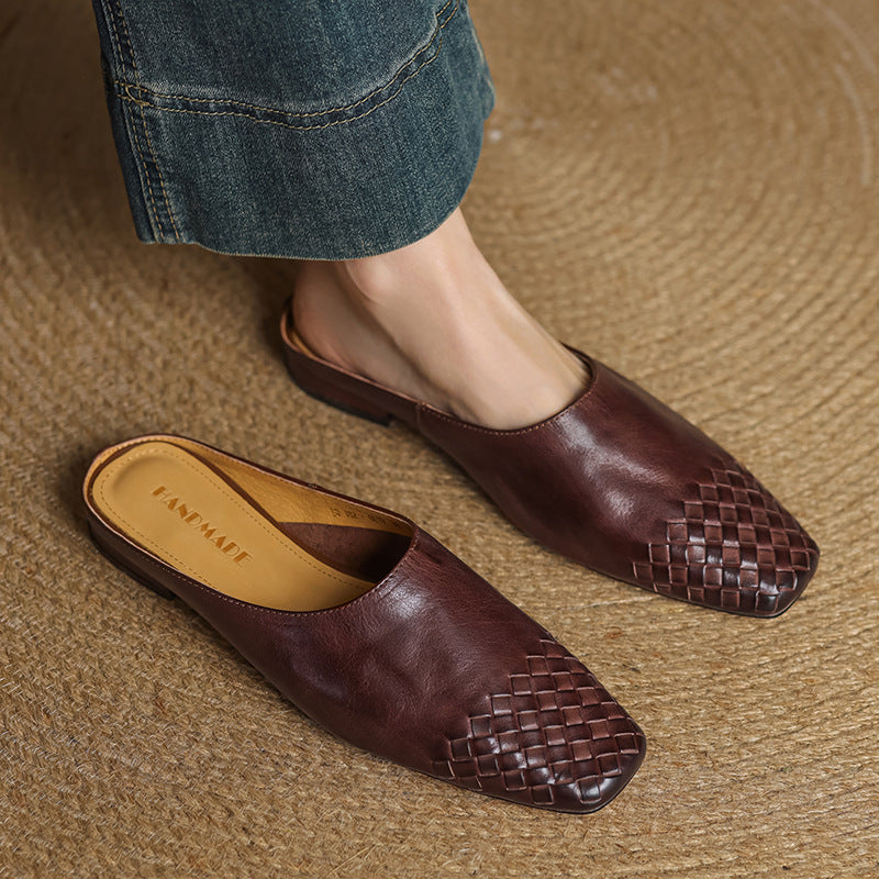 Maren Genuine Leather Mules
