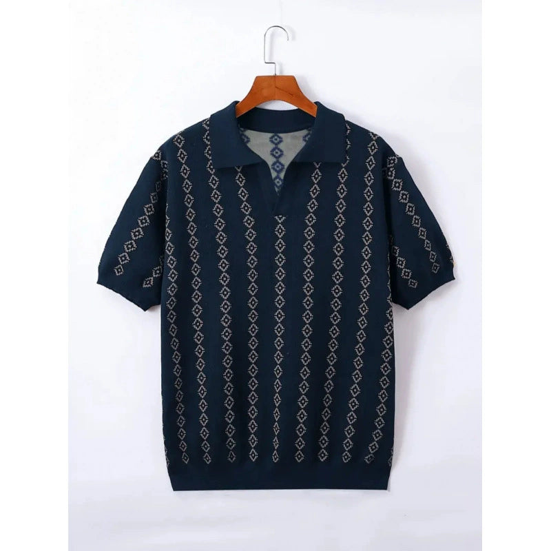 Arlo Stripe Polo - Mocha