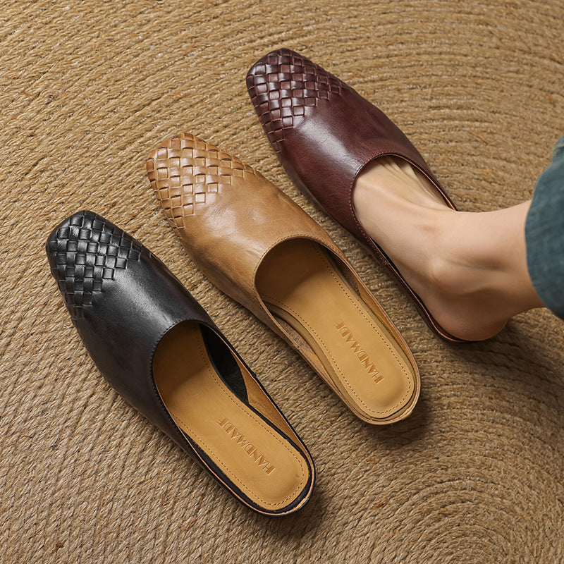 Maren Genuine Leather Mules