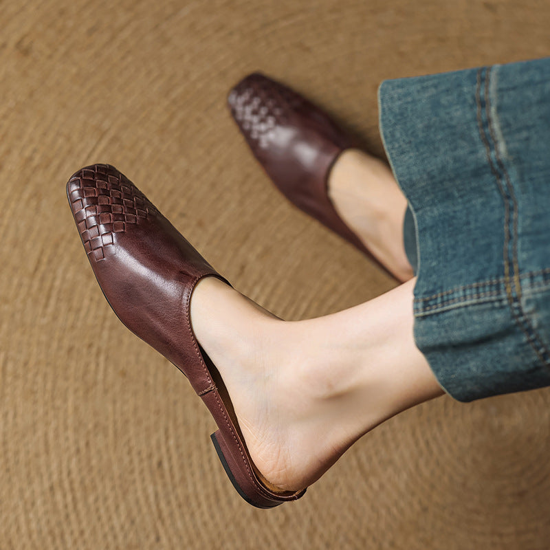 Maren Genuine Leather Mules