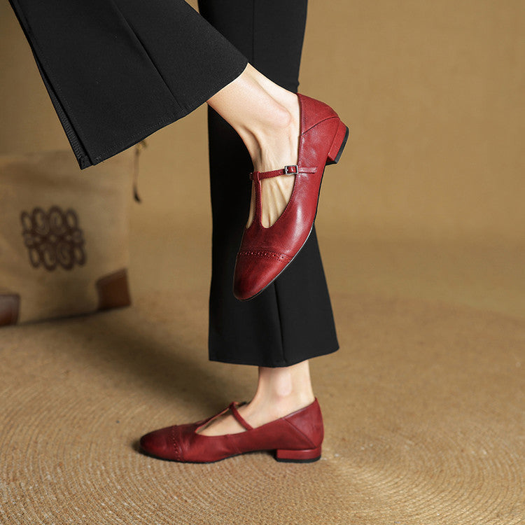 Cordova Genuine Leather Flats