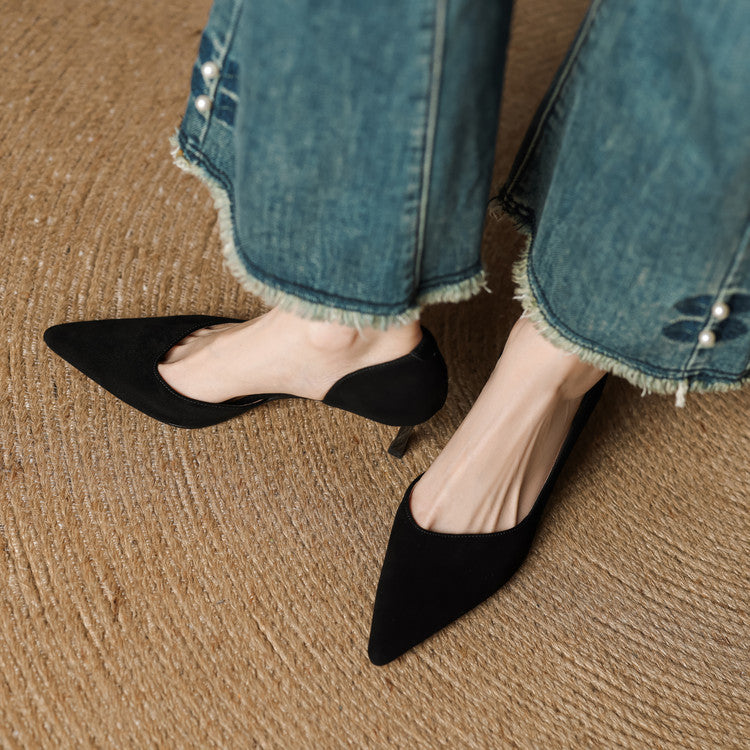 Nuva Genuine Leather Heels