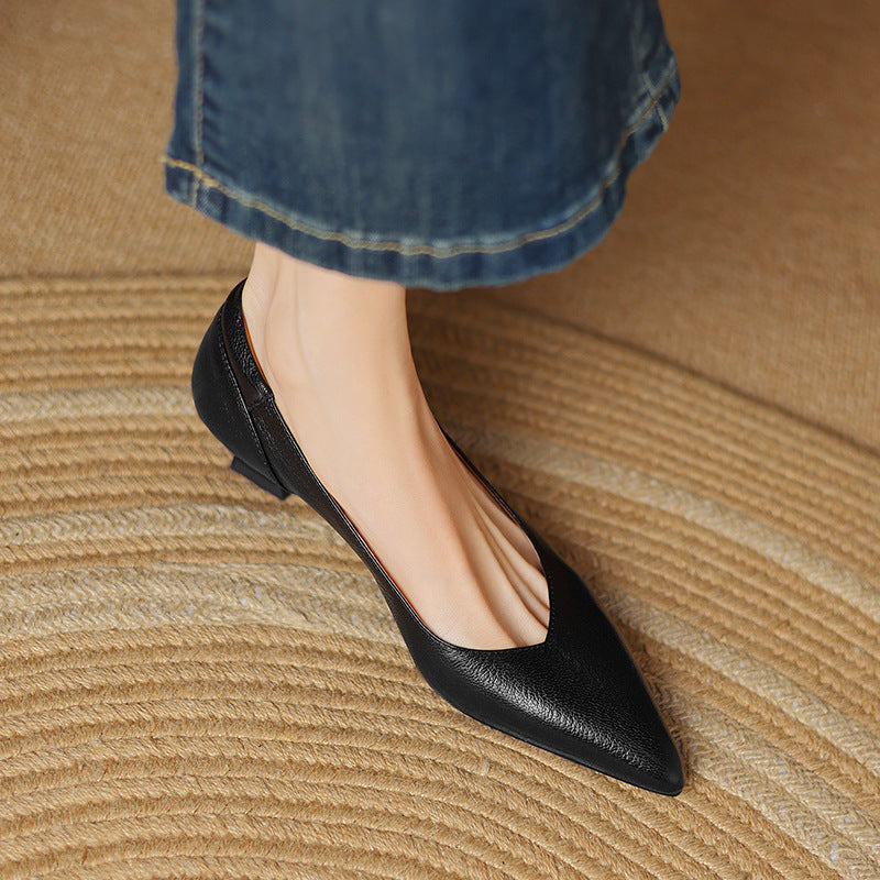 Nera Genuine Leather Heels