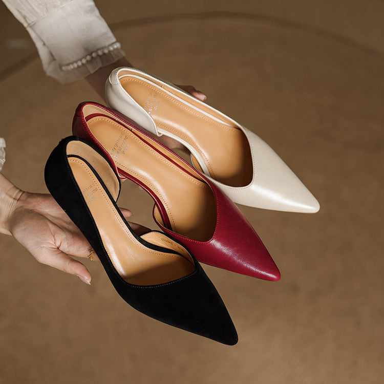 Nuva Genuine Leather Heels