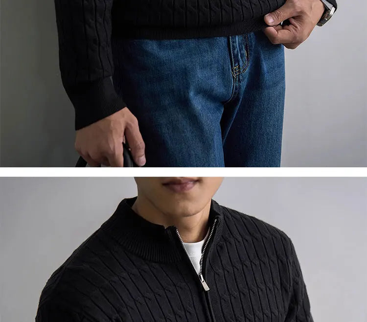 Ellison Cable Half-Zip