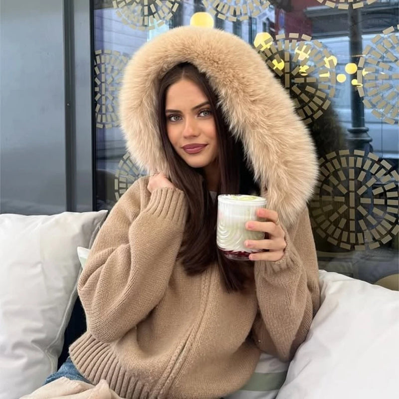 Ellison Faux Trim Hoodie