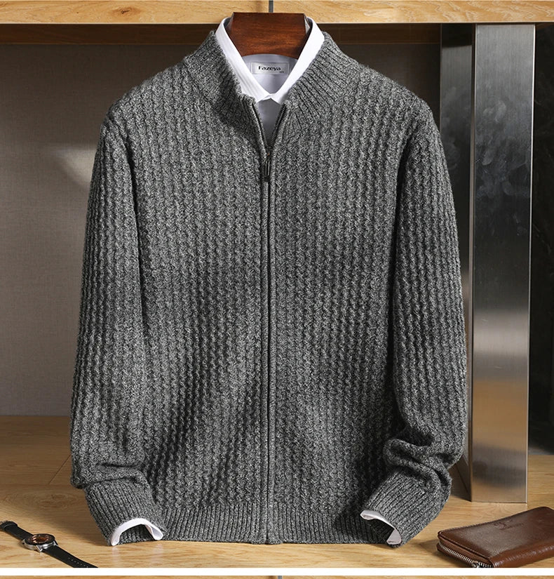 Arno Zip Cardigan