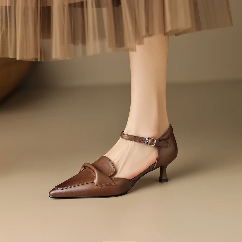 Élane Genuine Leather Heel
