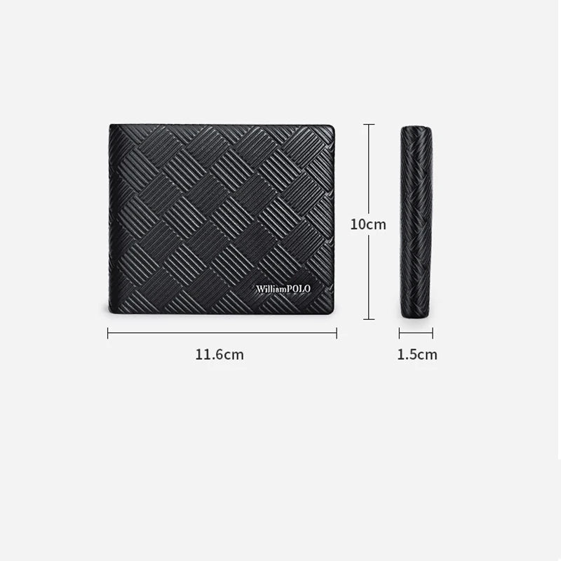 William Polo Genuine Leather Bifold Wallet