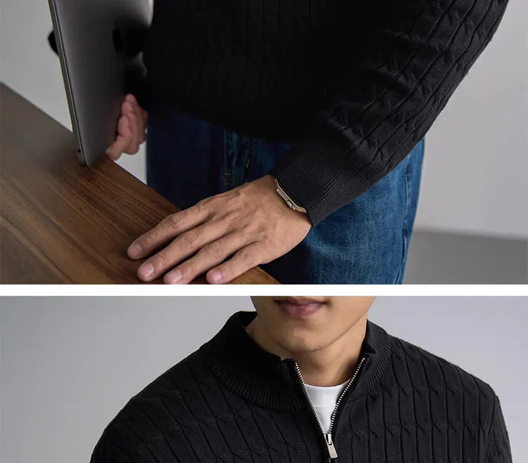 Ellison Cable Half-Zip