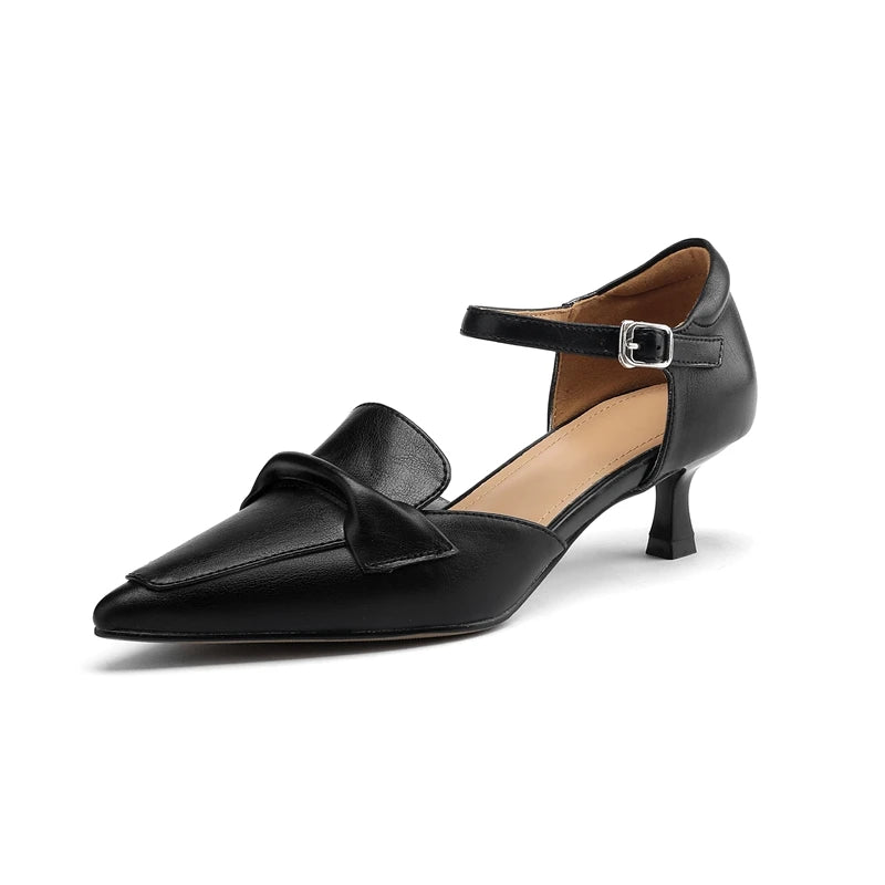 Élane Genuine Leather Heel