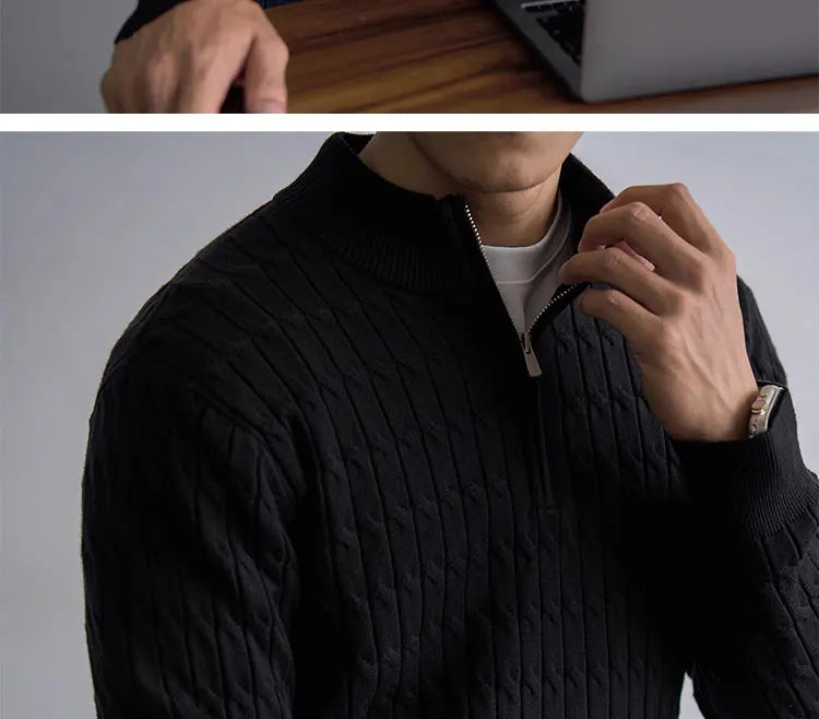 Ellison Cable Half-Zip