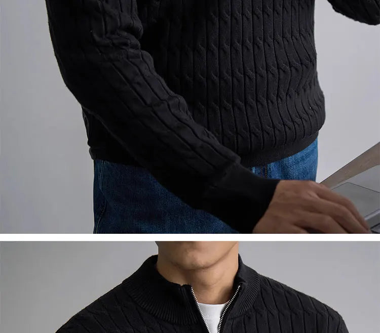 Ellison Cable Half-Zip