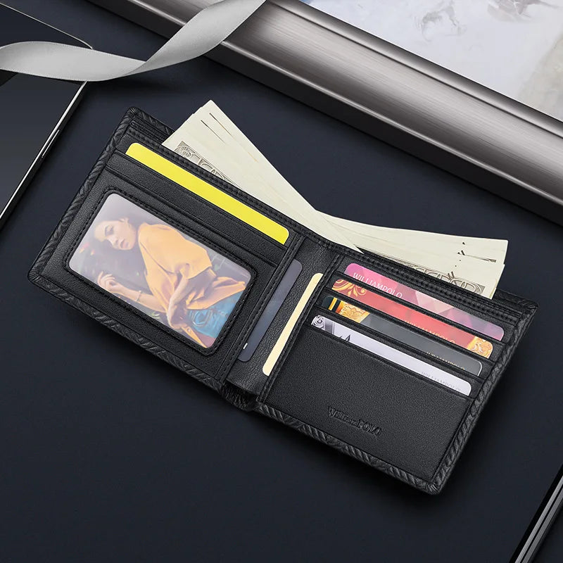 William Polo Genuine Leather Bifold Wallet