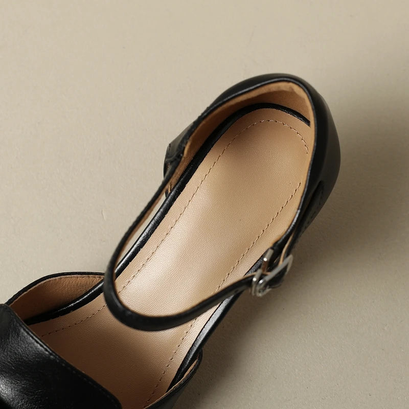 Élane Genuine Leather Heel