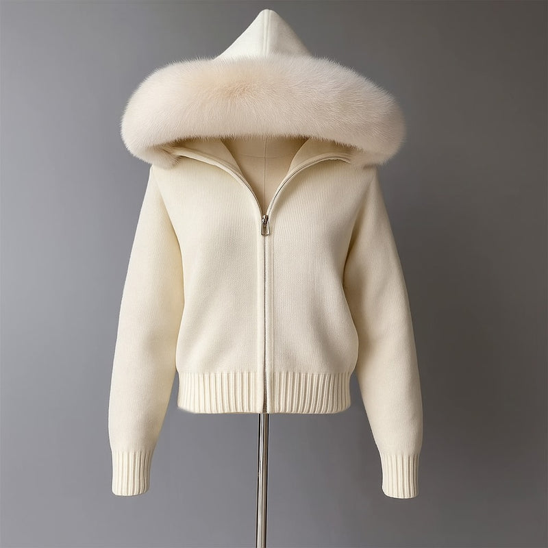 Ellison Faux Trim Hoodie