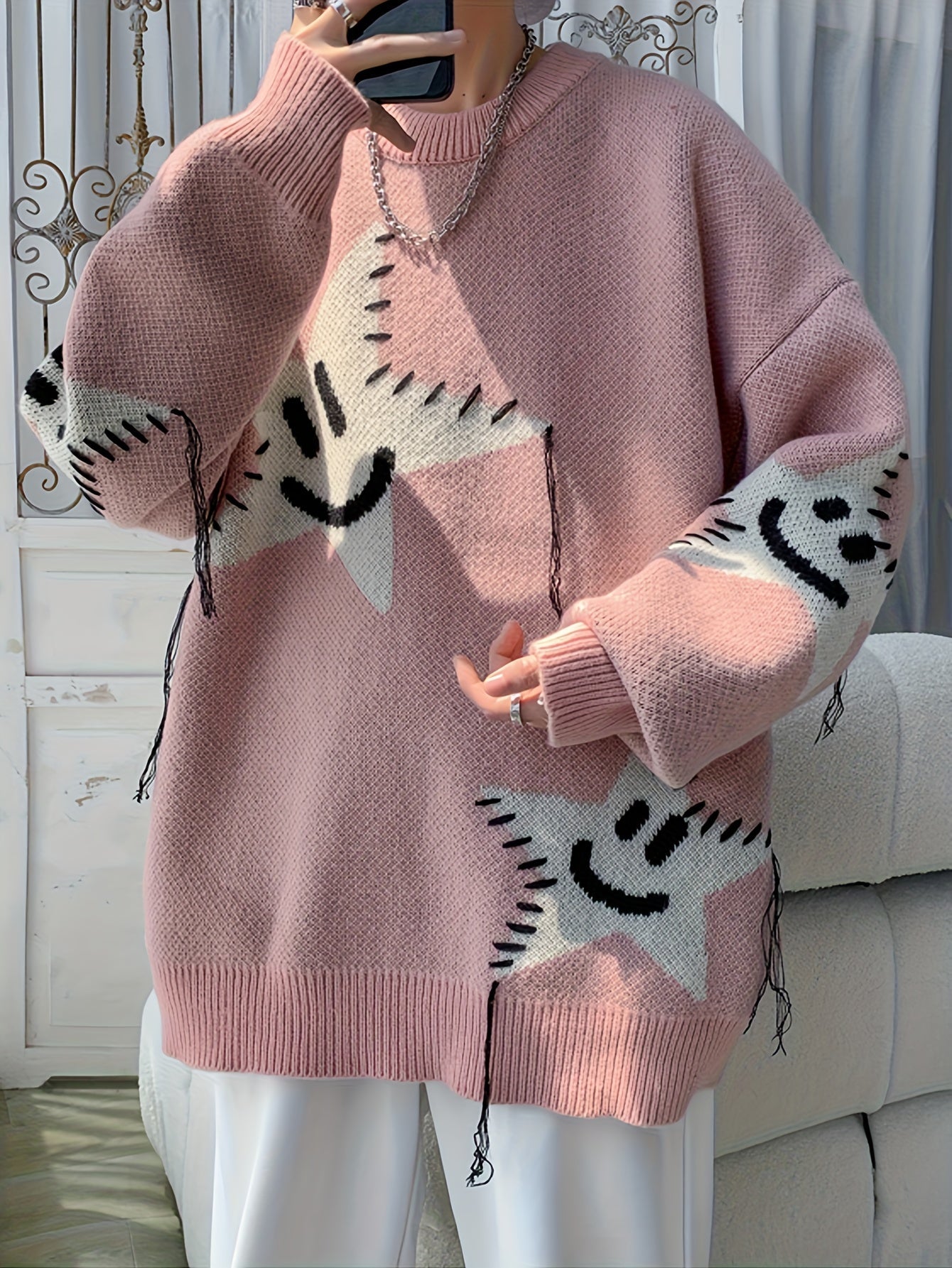 Star Tassel Sweater