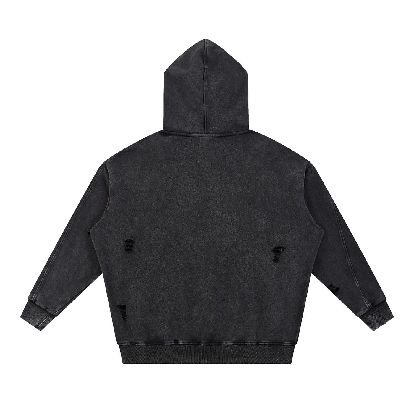 Ellison Obsidian Distress Hoodie