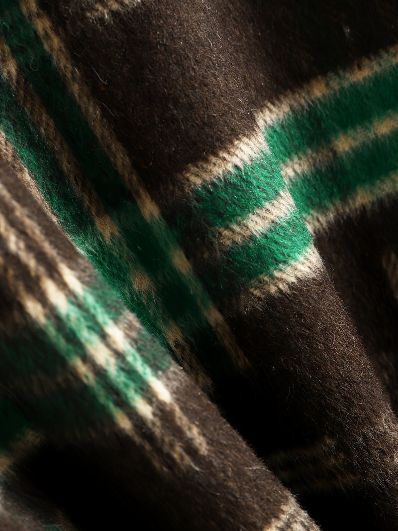 Plaid Hooded Overshirt