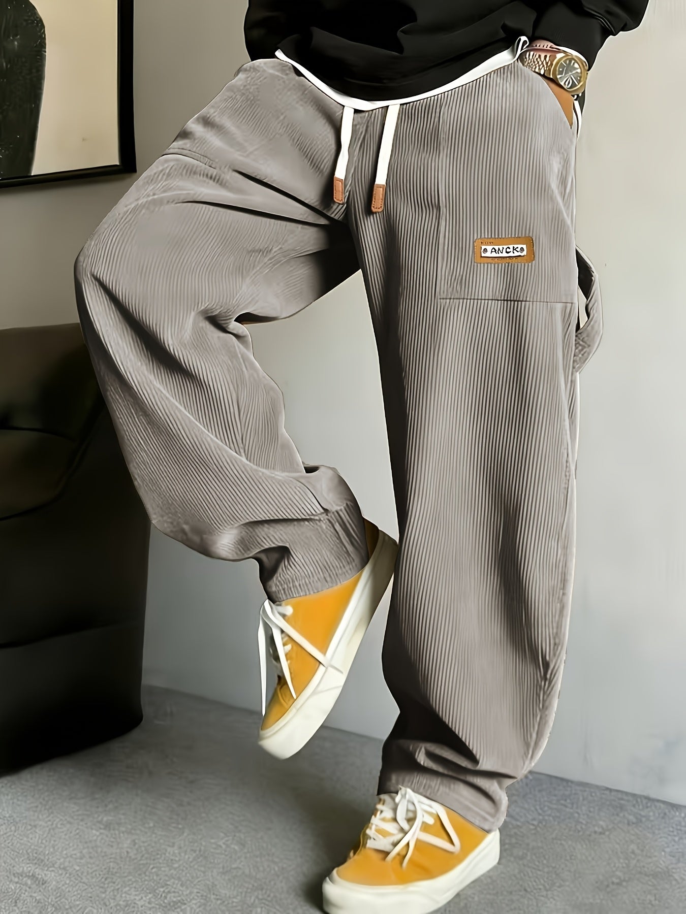 Calder Corduroy Pant — Grey