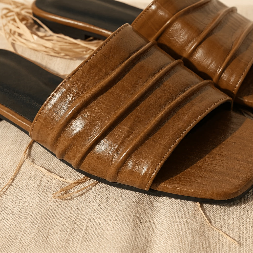 Nola Pleated Sandal