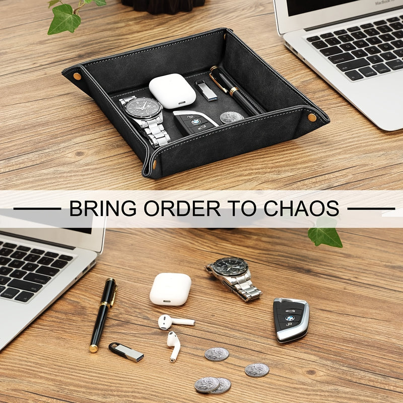 Valmoro Leather Organizer Tray