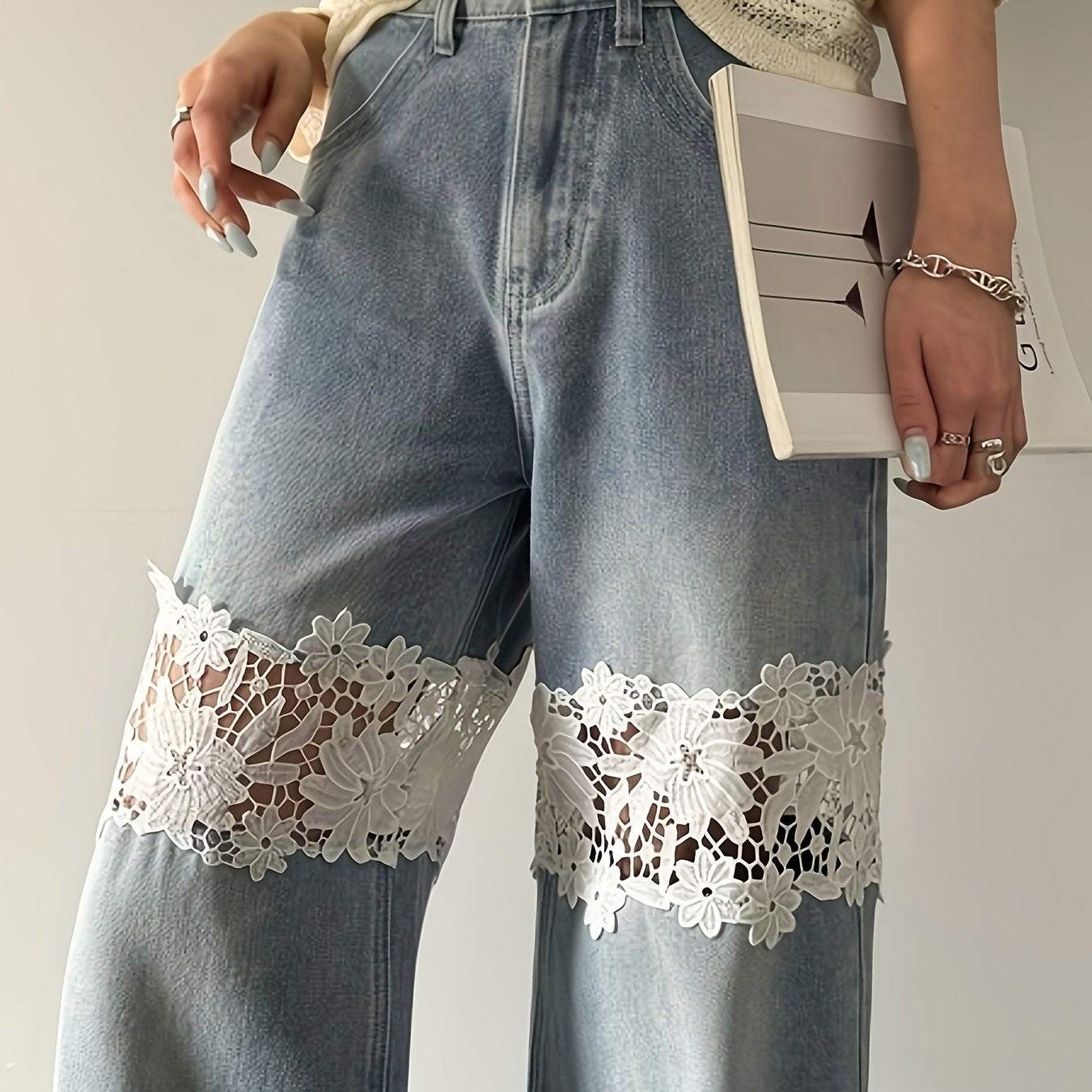 Élyse Lace Jeans