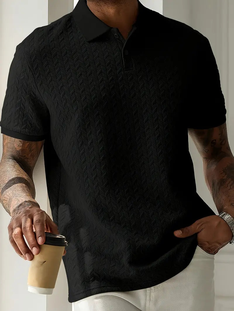 Ellison & Fitz Textured Polo