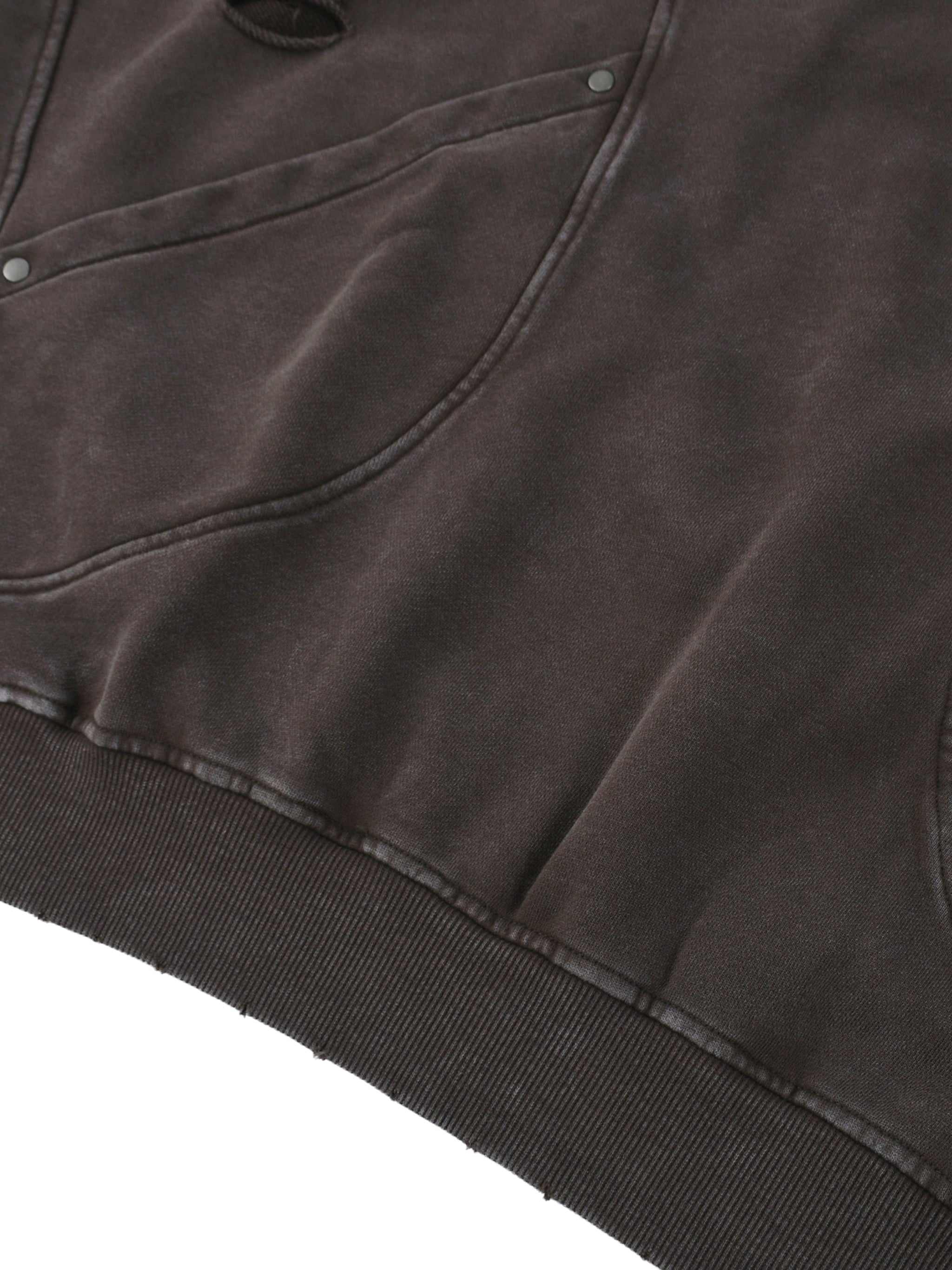 Ellison Obsidian Distress Hoodie
