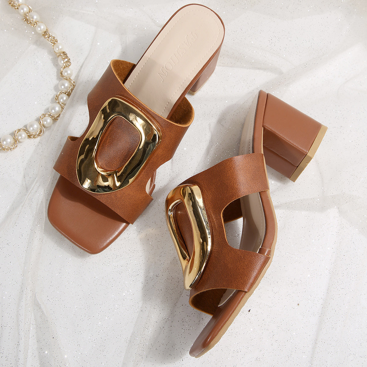 Violette Buckle Heel