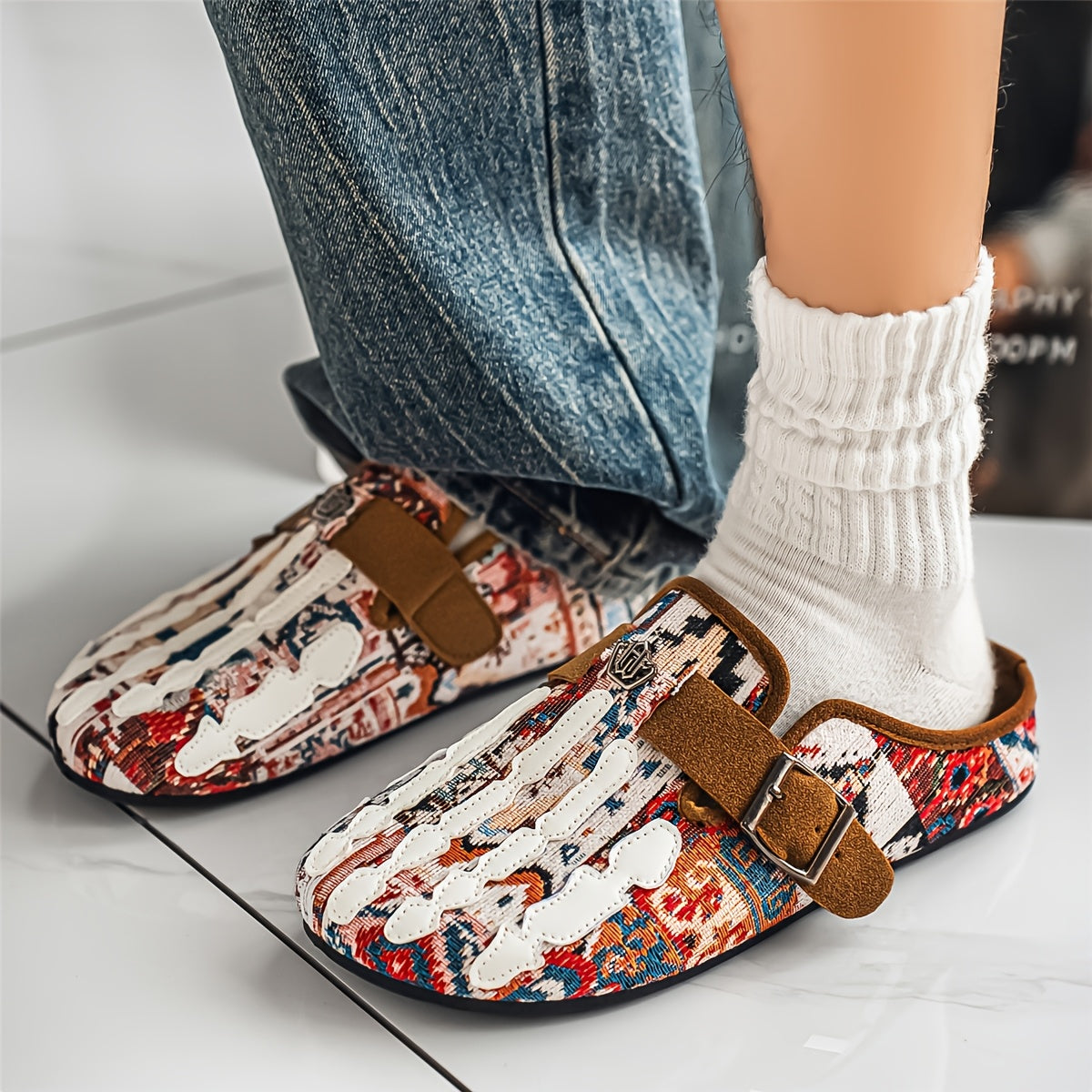 Varek Pattern Mule