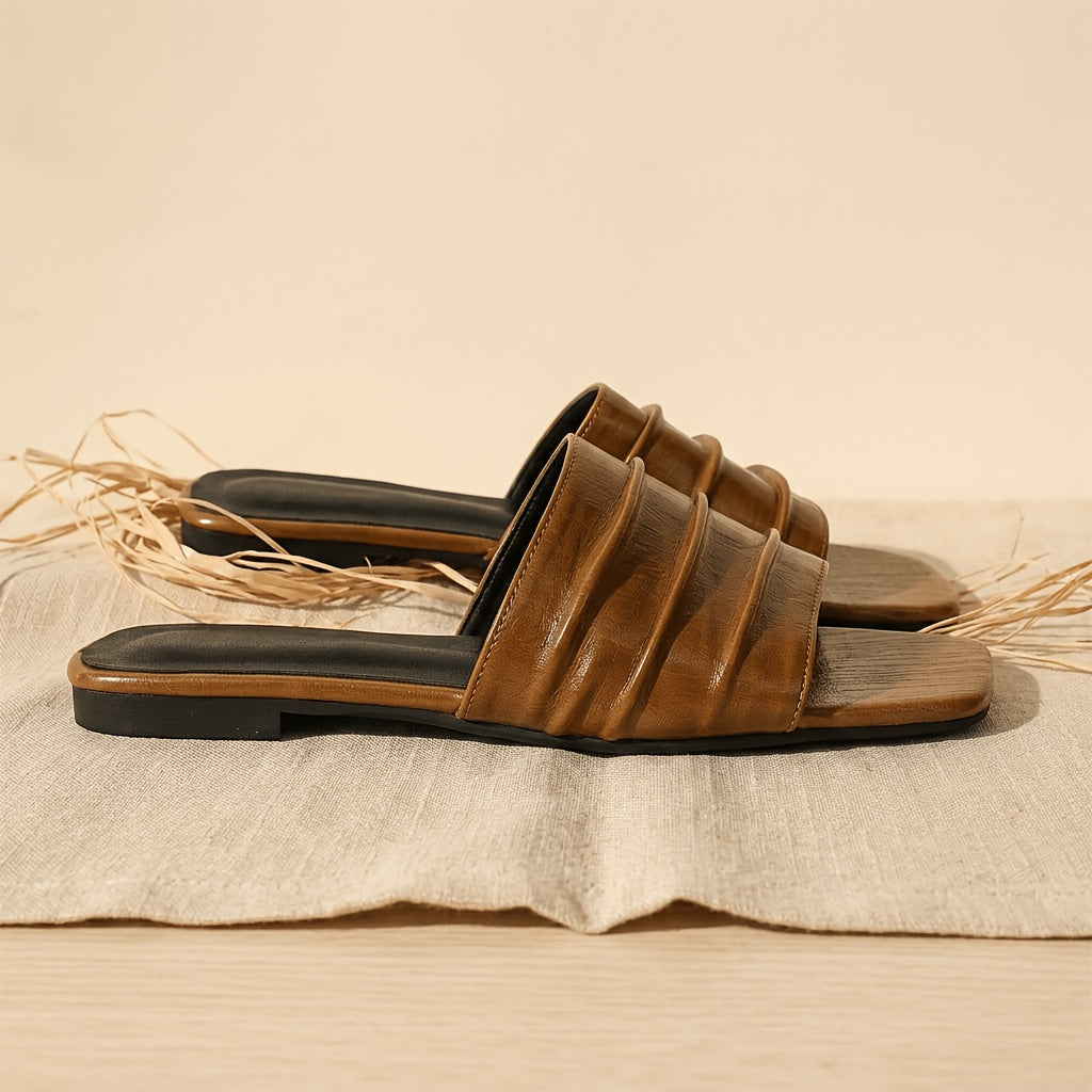 Nola Pleated Sandal