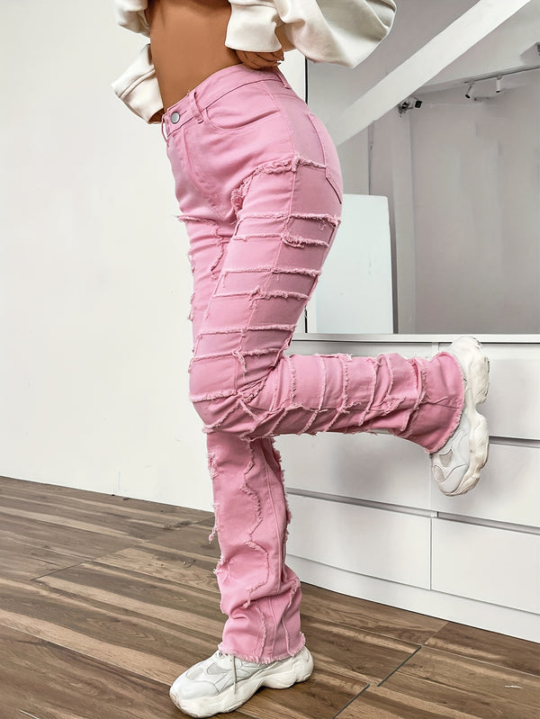 Raw Distressed Denim